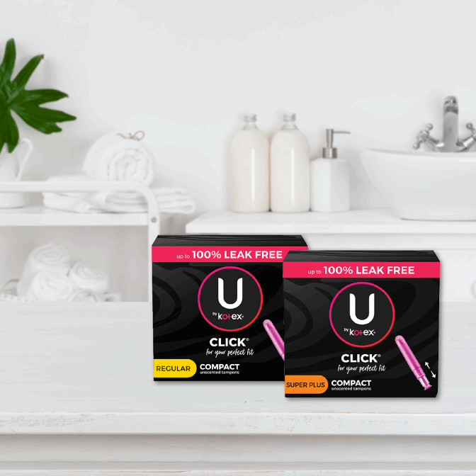 U by Kotex® tampons