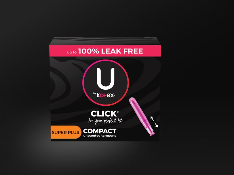 Tampons U by Kotex® Click, super plus